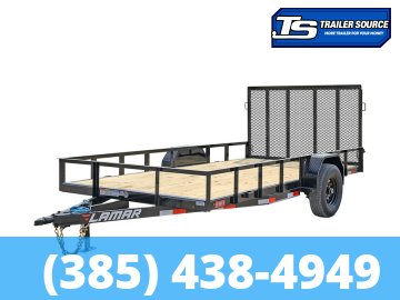 7x12 Lamar UC Utility Trailer - 3.5K GVWR - Ramp Gate