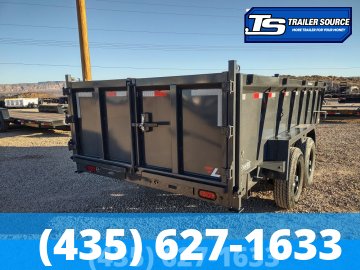 7x16 Lamar DT Dump Trailer - 36" Sides - 14K GVWR - Telescopic