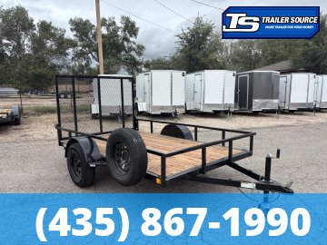 6x10 Built  Utility Trailer - 3.5K GVWR - Spare Tire