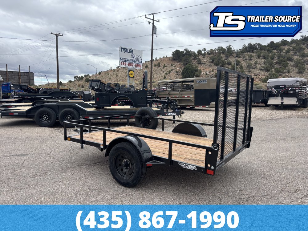6x10 Built  Utility Trailer - 3.5K GVWR - Spare Tire