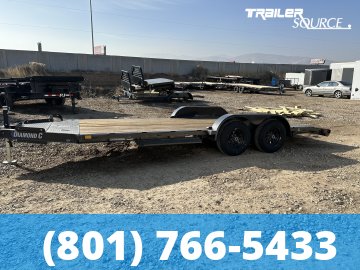 7x18 Diamond C Flatbed Car Hauler