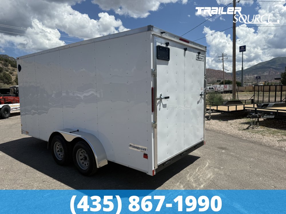 7x16 Haulmark Passport 7'0" Interior 7K Tandem Axle Enclosed Cargo Trailer