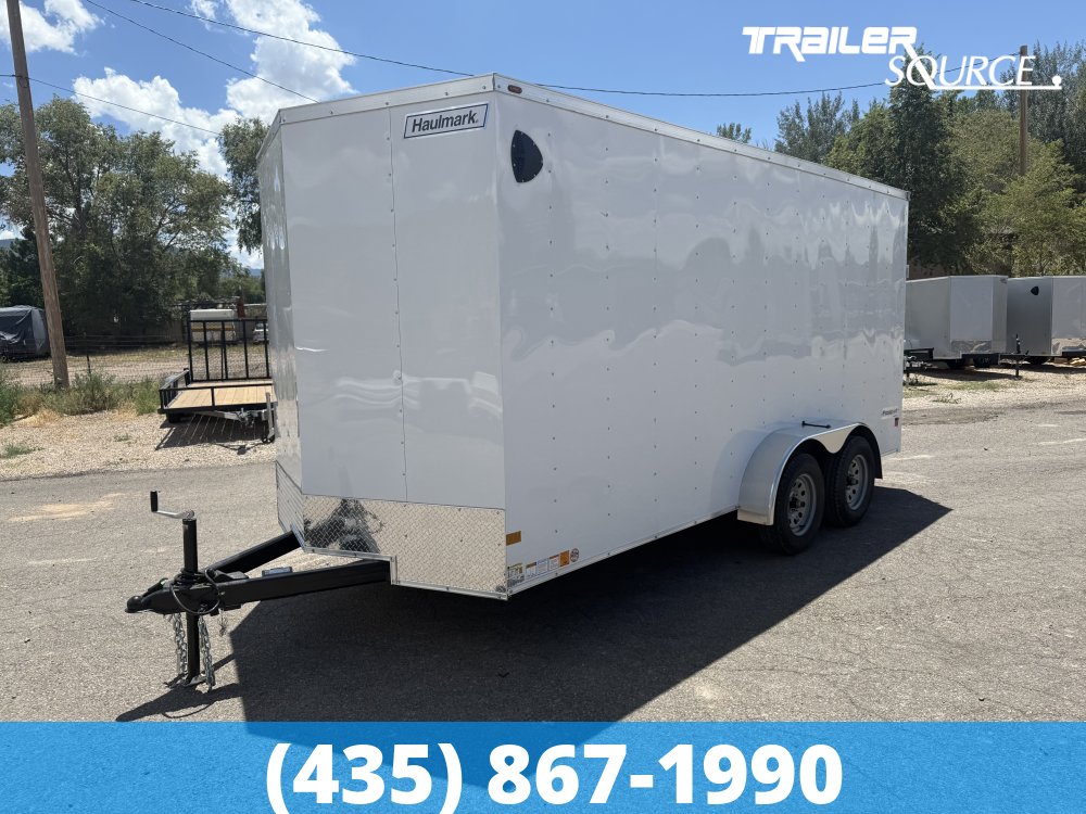 7x16 Haulmark Passport 7'0" Interior 7K Tandem Axle Enclosed Cargo Trailer