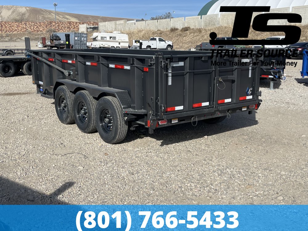 7x16 Diamond C LPT 307 Dump Trailer - 32" Sides - 24K GVWR