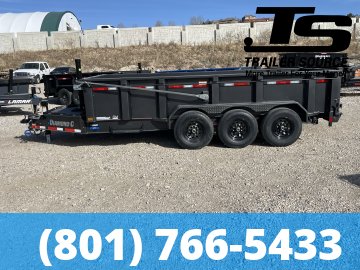 7x16 Diamond C LPT 307 Dump Trailer - 32" Sides - 24K GVWR