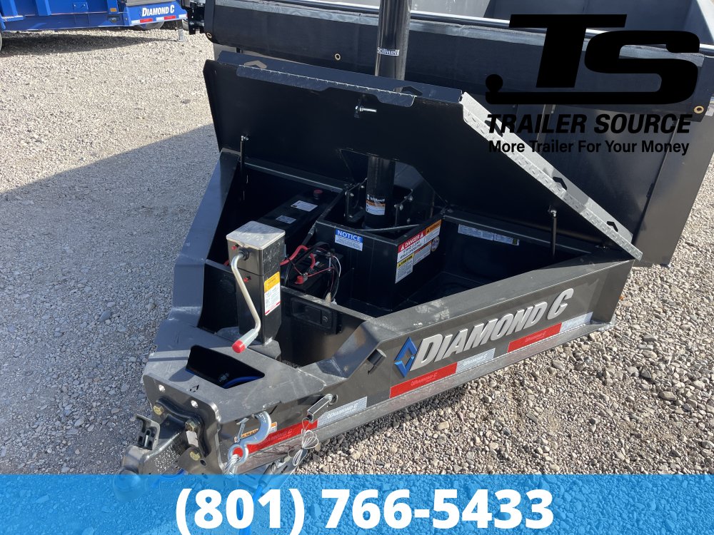7x16 Diamond C LPT 307 Dump Trailer - 32" Sides - 24K GVWR