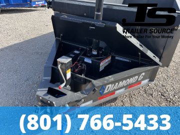 7x16 Diamond C LPT 307 Dump Trailer - 32" Sides - 24K GVWR