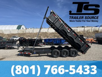 7x16 Diamond C LPT 307 Dump Trailer - 32" Sides - 24K GVWR