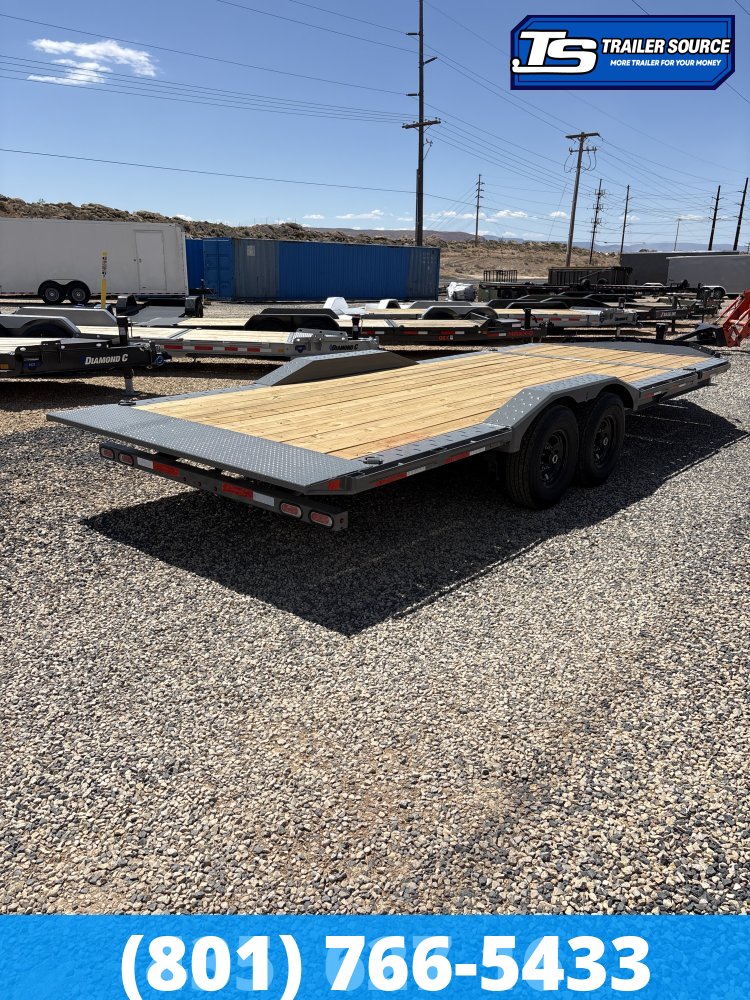 8.5x22 Diamond C HXD 207 Tilt Trailer - 15.5K GVWR