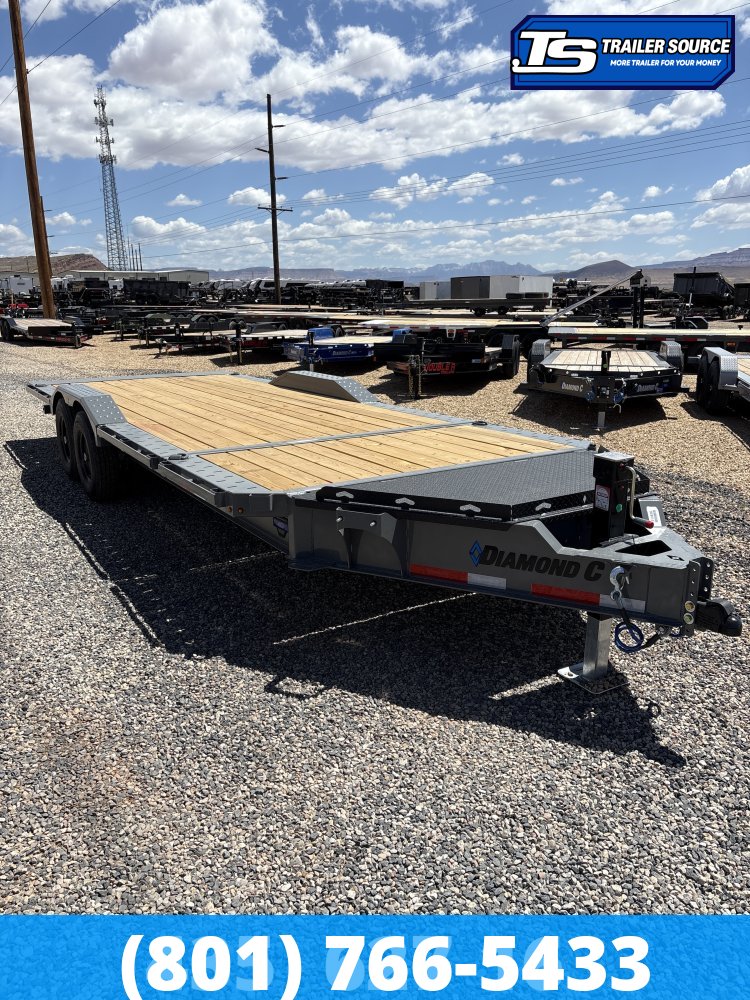 8.5x22 Diamond C HXD 207 Tilt Trailer - 15.5K GVWR