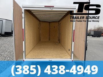 7x16 Look ST DLX Enclosed Cargo Trailer - 7'0" Interior - 7K GVWR - .080 PolyCor, Alloy Wheels, Barn Doors, Translucent Roof