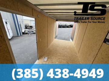 7x16 Look ST DLX Enclosed Cargo Trailer - 7'0" Interior - 7K GVWR - .080 PolyCor, Alloy Wheels, Barn Doors, Translucent Roof