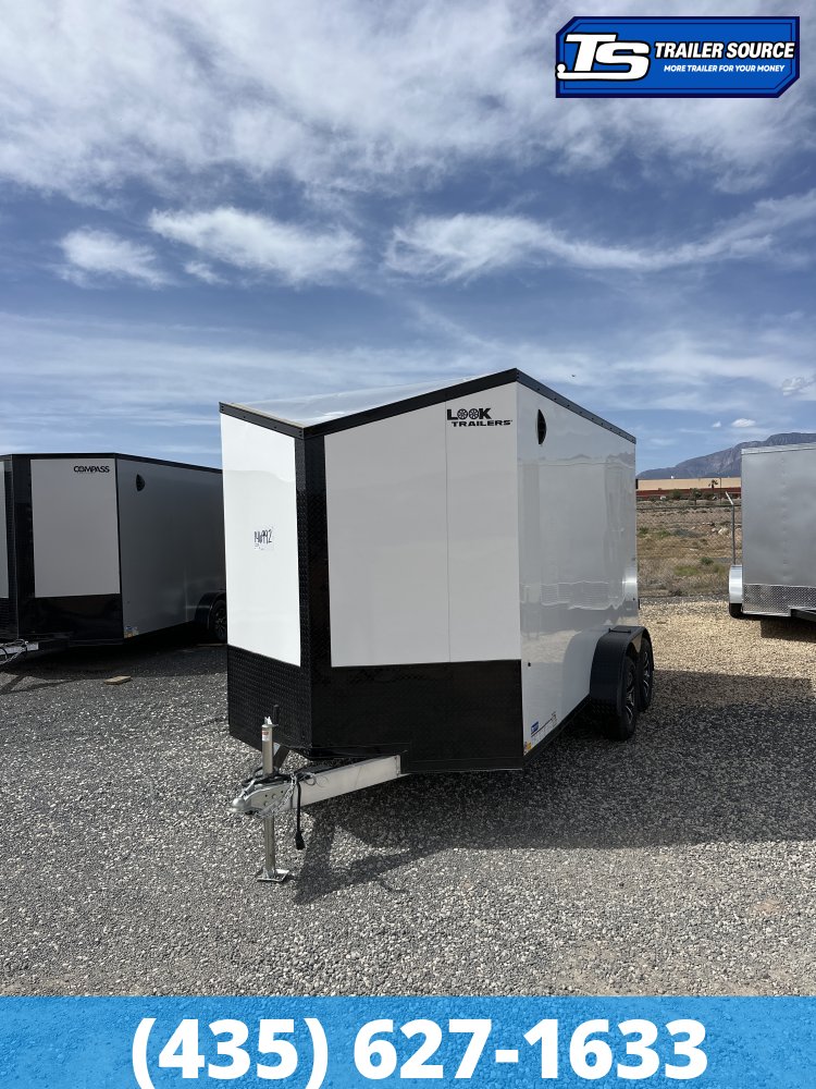 7x14 Look Vision Aluminum Enclosed Cargo