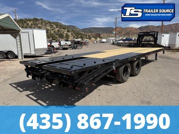 8.5x25 Norstar Iron Bull FXG Gooseneck Equipment Trailer - 22K GVWR - Max Ramps