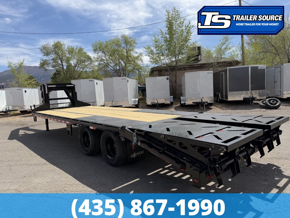 8.5x25 Norstar Iron Bull FXG Gooseneck Equipment Trailer - 22K GVWR - Max Ramps