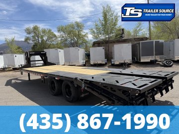 8.5x25 Norstar Iron Bull FXG Gooseneck Equipment Trailer - 22K GVWR - Max Ramps