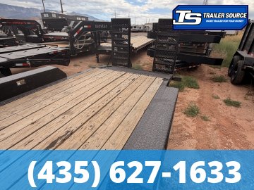 7x22 H&H FLATBED Equipment Trailer - 17.5K GVWR -