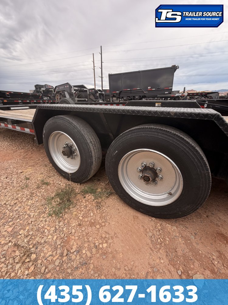 7x22 H&H FLATBED Equipment Trailer - 17.5K GVWR -