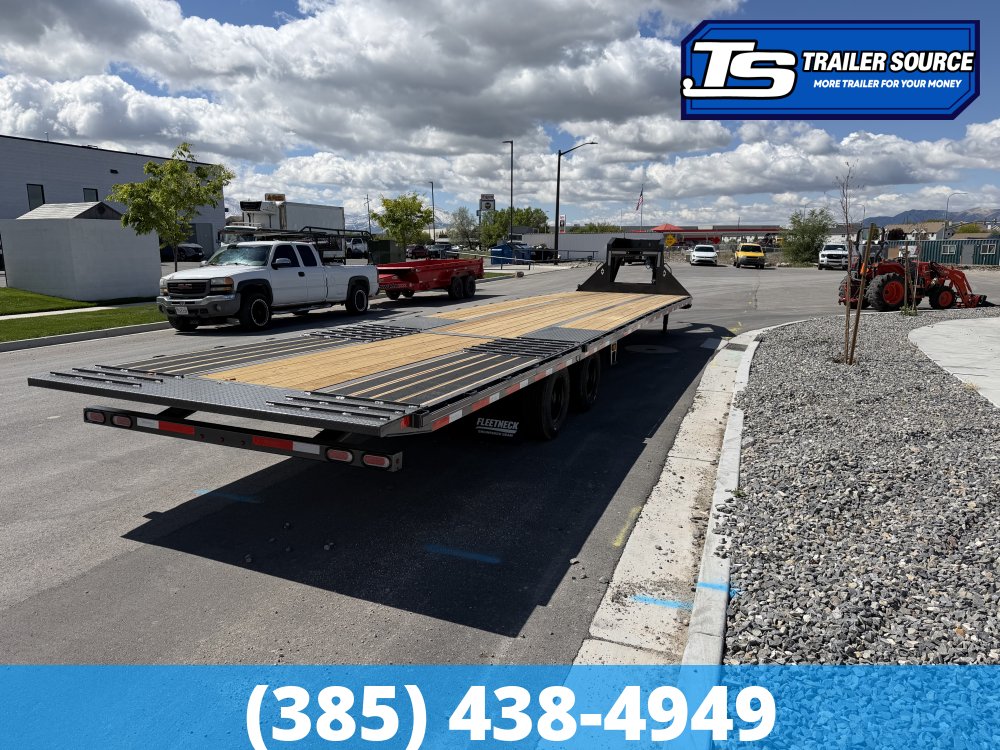 8.5x40 Diamond C FMAX-HDT 210 Gooseneck Hydraulic Dovetail Equipment Trailer - 25K GVWR -