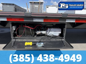 8.5x40 Diamond C FMAX-HDT 210 Gooseneck Hydraulic Dovetail Equipment Trailer - 25K GVWR -