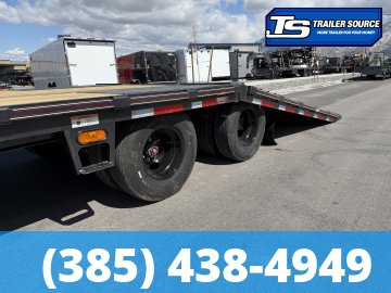 8.5x40 Diamond C FMAX-HDT 210 Gooseneck Hydraulic Dovetail Equipment Trailer - 25K GVWR -