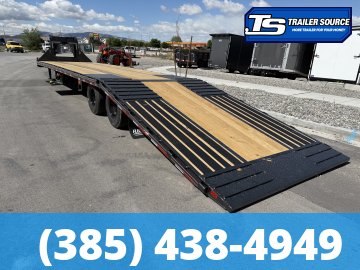 8.5x40 Diamond C FMAX-HDT 210 Gooseneck Hydraulic Dovetail Equipment Trailer - 25K GVWR -