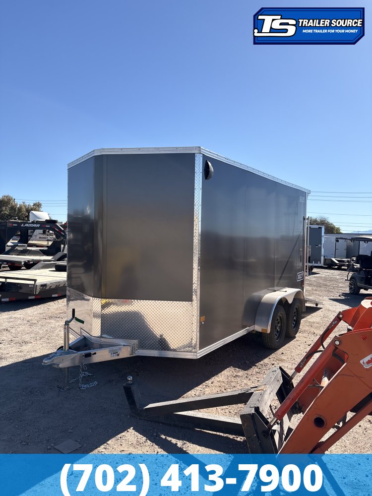 8.5x16 Alcom EZ Hauler XLT Aluminum Enclosed Cargo Trailer - 7'0" Interior - 7K GVWR -