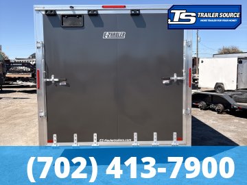 8.5x16 Alcom EZ Hauler XLT Auto Aluminum Enclosed Cargo Trailer - 7'0" Interior - 7K GVWR - Screwless Exterior
