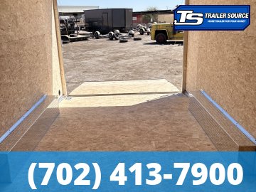 8.5x16 Alcom EZ Hauler XLT Auto Aluminum Enclosed Cargo Trailer - 7'0" Interior - 7K GVWR - Screwless Exterior