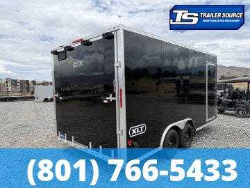 8.5x16 Alcom Aluminum EZ Hauler XLT Auto Trailer - 7'0" Interior - 7K GVWR - Dovetail