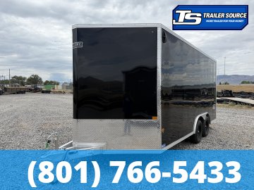 8.5x16 Alcom Aluminum EZ Hauler XLT Auto Trailer - 7'0" Interior - 7K GVWR - Dovetail