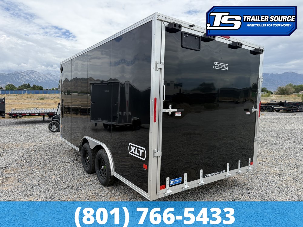 8.5x16 Alcom Aluminum EZ Hauler XLT Auto Trailer - 7'0" Interior - 7K GVWR - Dovetail