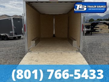 8.5x16 Alcom Aluminum EZ Hauler XLT Auto Trailer - 7'0" Interior - 7K GVWR - Dovetail