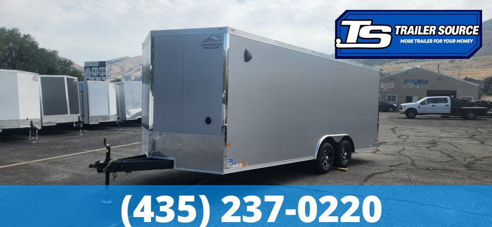 8.5x20 American Hauler Mach Enclosed Car Hauler Race