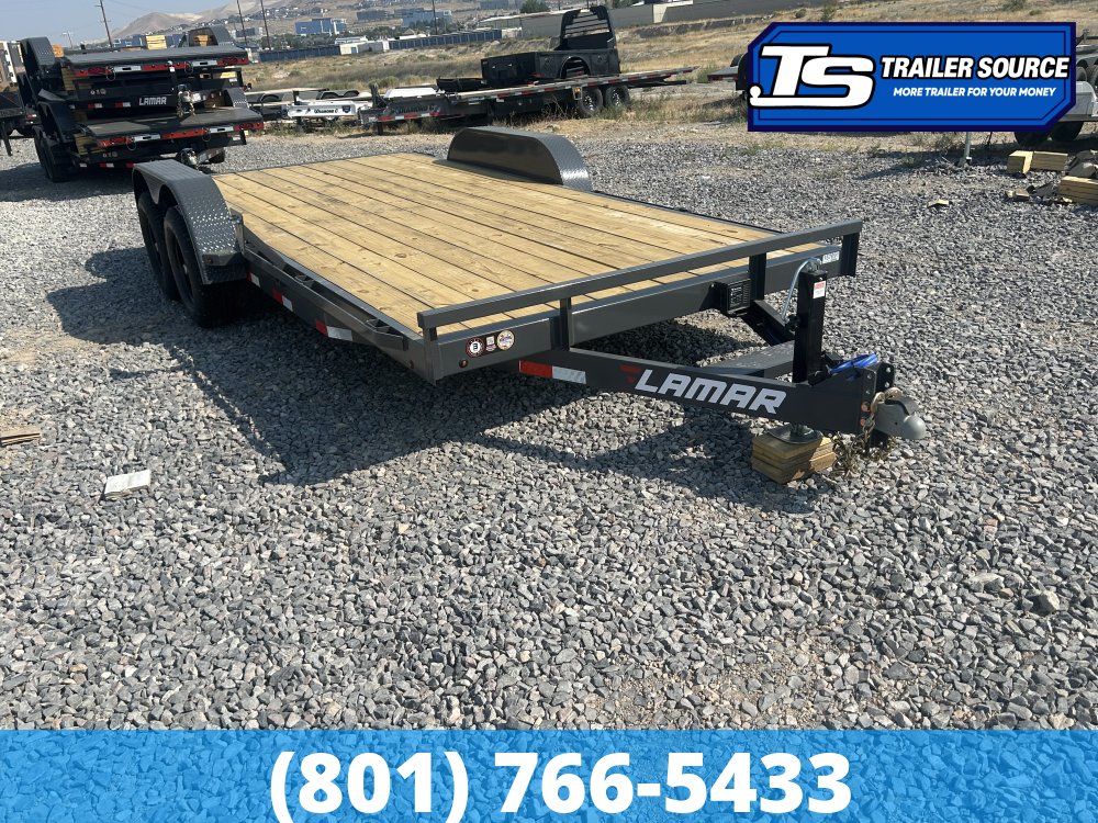 7x16 Lamar CC Flatbed Car Hauler