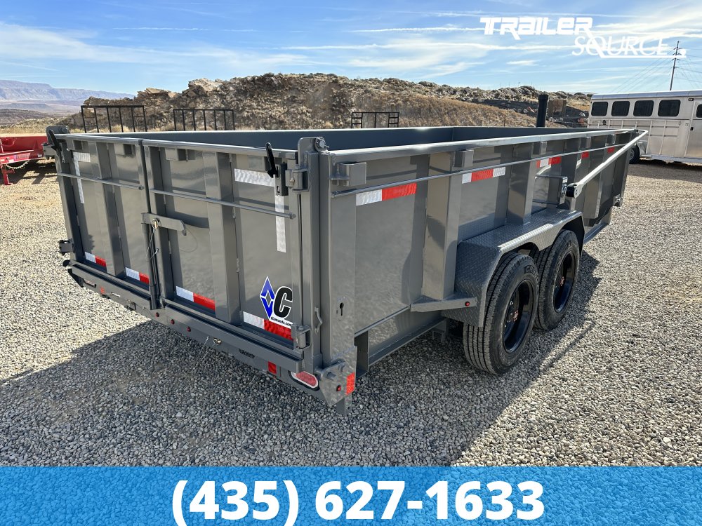 7x16 Diamond C LPT 18K 32" Sides Dump
