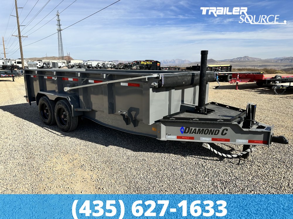 7x16 Diamond C LPT 18K 32" Sides Dump