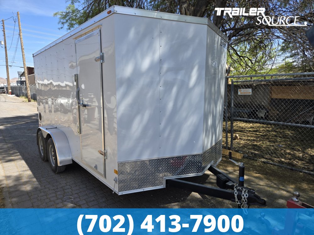 7x14 Haulmark Passport 6'6" Interior 7K Tandem Axle Enclosed Cargo Trailer
