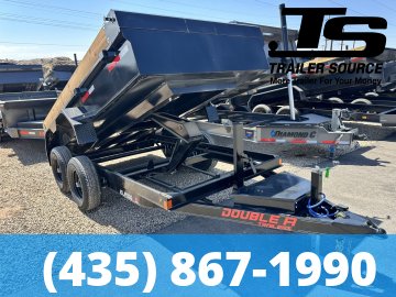 6x12 Double A Excel Series ELP Dump Trailer - 20" Sides - 11.5K GVWR