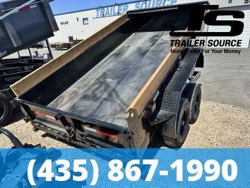 6x12 Double A Excel Series ELP Dump Trailer - 20" Sides - 11.5K GVWR