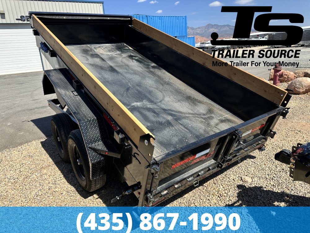 6x12 Double A Excel Series ELP Dump Trailer - 20" Sides - 11.5K GVWR