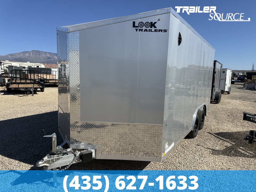 8.5x16 Look Vision Aluminum 7'6" Interior 7K Enclosed Car Hauler