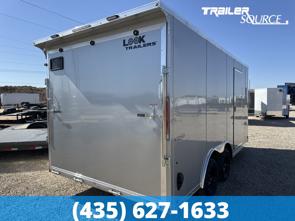 8.5x16 Look Vision Aluminum 7'0" Interior 7K Enclosed Car Hauler