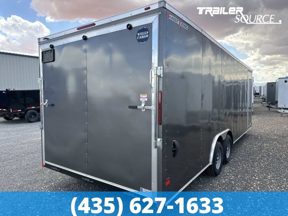 8.5x24 Wells Cargo Fast Trac Deluxe 7'0" Interior 10K Tandem Axle Enclosed Cargo