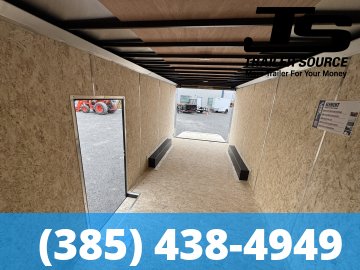 8.5x20 Look Element SE Enclosed Cargo Trailer - 7'6" Interior - 10K GVWR - .080 PolyCor, Alloy Wheels, Black Out Package