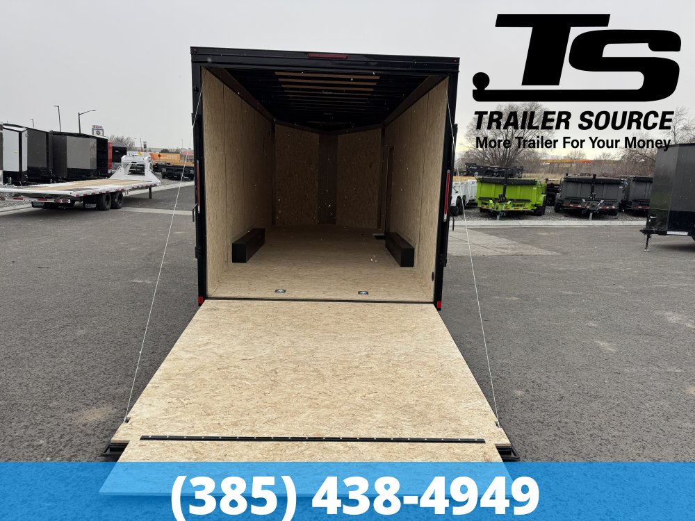 8.5x20 Look Element SE Enclosed Cargo Trailer - 7'6" Interior - 10K GVWR - .080 PolyCor, Alloy Wheels, Black Out Package