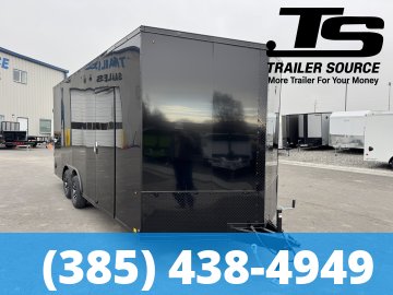 8.5x20 Look Element SE Enclosed Cargo Trailer - 7'6" Interior - 10K GVWR - .080 PolyCor, Alloy Wheels, Black Out Package