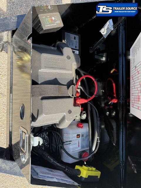 7x14 Top Hat DE Dump Trailer - 24" Sides - 14K GVWR -