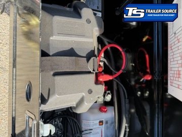 7x14 Top Hat DE Dump Trailer - 24" Sides - 14K GVWR -