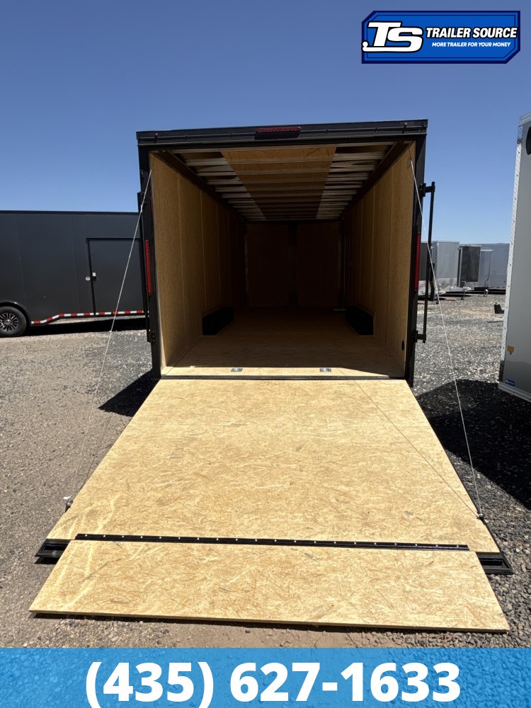 8.5x24 Look ST DLX Enclosed Cargo Trailer - 7'0" Interior - 10K GVWR - .080 PolyCor, Alloy Wheels, Black Out Package
